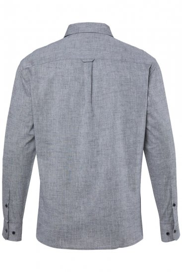 JP1880 850931 Hosszú ujjú chambray ing Fekete TALL - TALL ingek - TALL ingek magas férfiaknak