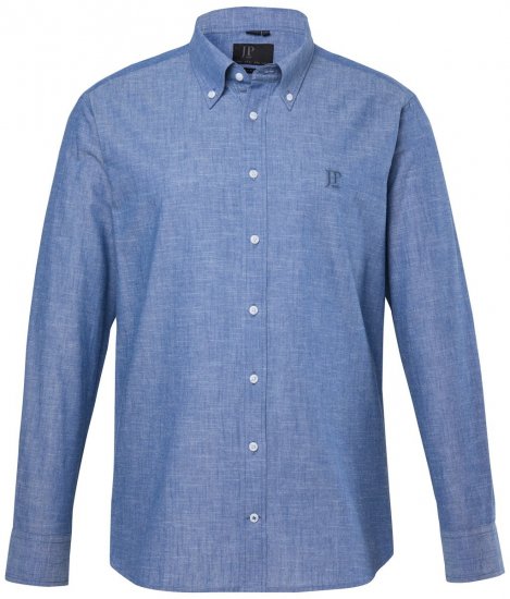 JP1880 850931 Hosszú ujjú chambray ing Denimkék TALL - TALL ingek - TALL ingek magas férfiaknak