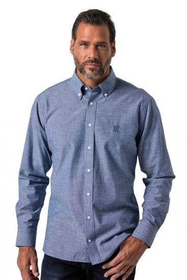 JP1880 850931 Hosszú ujjú chambray ing Denimkék TALL - TALL ingek - TALL ingek magas férfiaknak