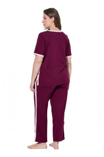 Ulla Popken 851245 Pizsama Bogyópiros - Pizsama/Loungewear - 