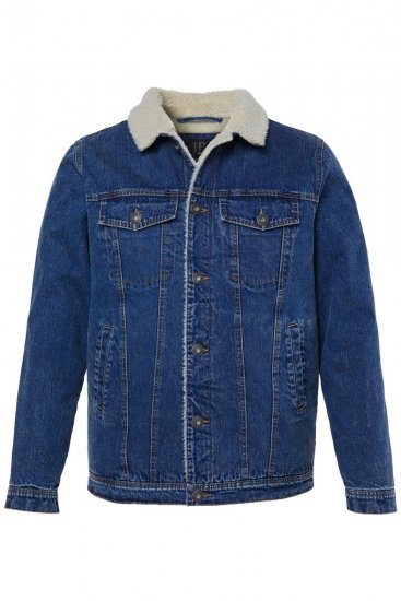 JP1880 851363 Farmerdzseki teddy béléssel Denimkék - Kabátok - Nagyméretű Kabátok - 2XL-8XL