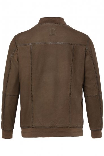 JP1880 851511 Velúr dzseki bárányból Barna - Kabátok - Nagyméretű Kabátok - 2XL-8XL