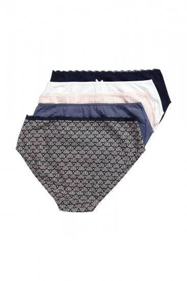 Ulla Popken 851730 Mintás alsók 5 db Bézs - Alsók - 