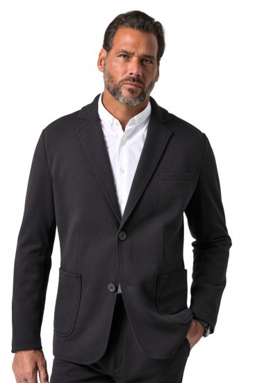 JP1880 Naples Flexnamic Jersey zakó Fekete - Öltönyök - Nagyméretű öltönyök