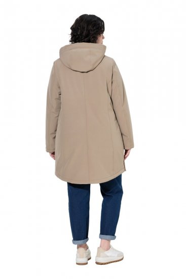 Ulla Popken 851789 Funkcionális kabát Barna - Kabátok - Női plus size kabátok