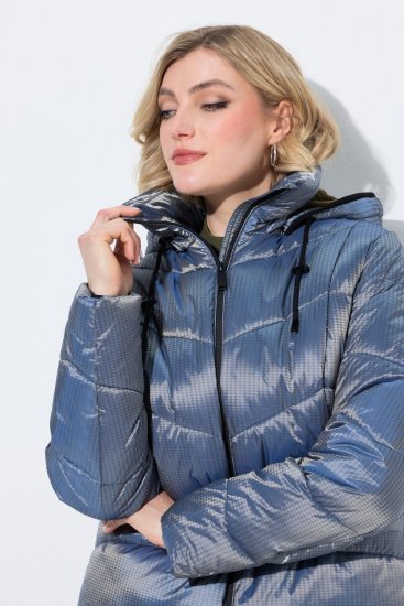 Ulla Popken 851790 Steppelt dzseki Denimkék - Dzsekik - Nagy méretű női dzsekik