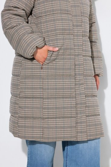 Ulla Popken 851801 Steppelt kabát Törtfehér - Kabátok - Női plus size kabátok
