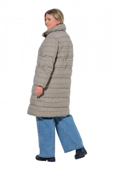 Ulla Popken 851801 Steppelt kabát Törtfehér - Kabátok - Női plus size kabátok