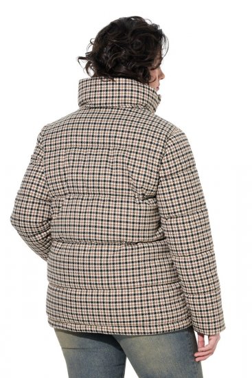 Ulla Popken 851822 Steppelt kabát Törtfehér - Kabátok - Női plus size kabátok