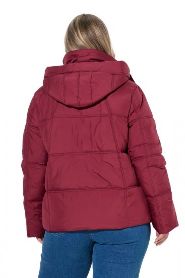 Ulla Popken 851832 Steppelt dzseki Piros - Dzsekik - Nagy méretű női dzsekik