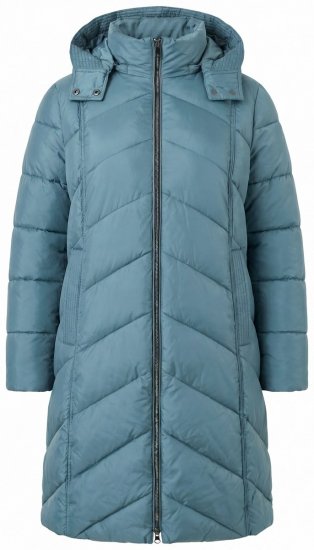Ulla Popken 851842 Steppelt kabát Khaki - Kabátok - Női plus size kabátok