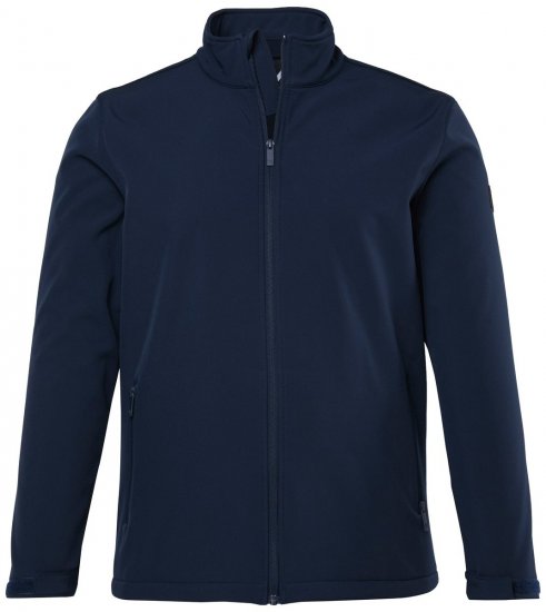 Men+ 868 Softshell dzseki polár béléssel Sötétkék - Kabátok - Nagyméretű Kabátok - 2XL-8XL