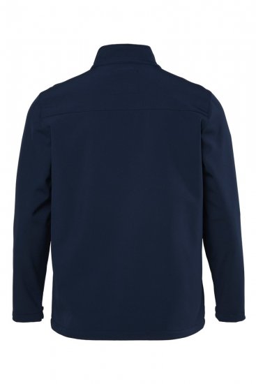 Men+ 868 Softshell dzseki polár béléssel Sötétkék - Kabátok - Nagyméretű Kabátok - 2XL-8XL