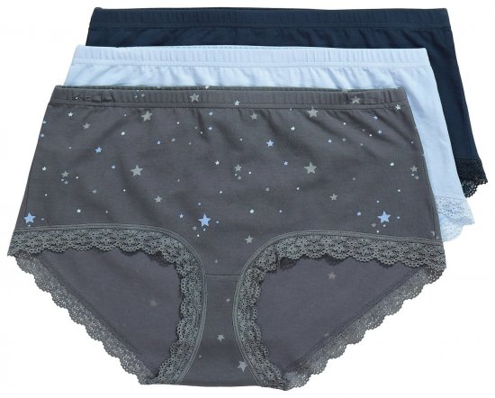 Ulla Popken 852249 Alsók 3 db Antracit - Alsók - 