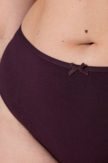 Ulla Popken 852758 Mintás tangák 5 db Szilva - Alsók - 