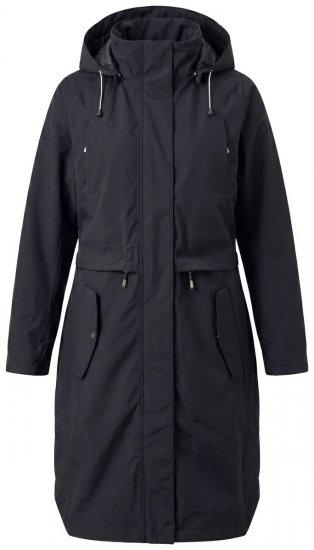Ulla Popken 852901 Funkcionális kabát Fekete - Kabátok - Női plus size kabátok