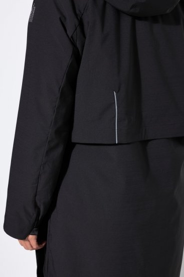 Ulla Popken 852901 Funkcionális kabát Fekete - Kabátok - Női plus size kabátok