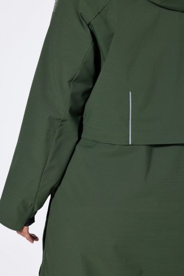 Ulla Popken 852901 Funkcionális kabát Olívazöld - Kabátok - Női plus size kabátok