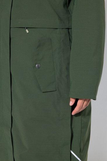 Ulla Popken 852901 Funkcionális kabát Olívazöld - Kabátok - Női plus size kabátok