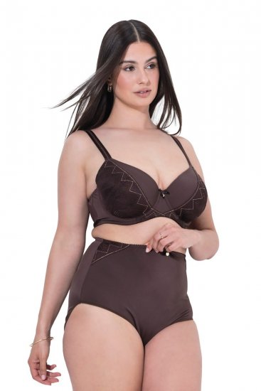 Ulla Popken 853062 Női boxeralsók Barna - Alsók - 