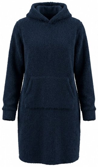 Ulla Popken 853353 Otthoni ruha kapucnival Sötétkék - Pizsama/Loungewear - 