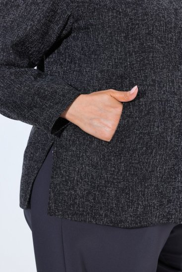 Ulla Popken 853477 Kabátka Olívazöld - Dzsekik - Nagy méretű női dzsekik