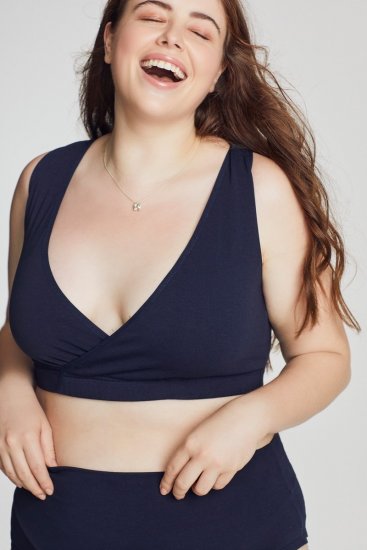 Ulla Popken 853611 Kismama alsók Sötétkék - Alsók - 