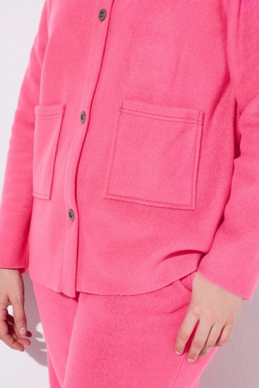 Ulla Popken 854200 Polárdzseki Rózsaszín - Dzsekik - Nagy méretű női dzsekik