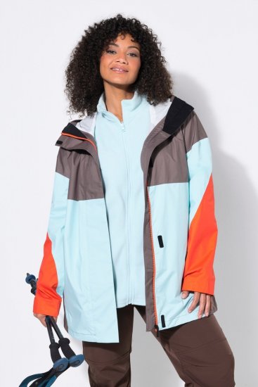 Ulla Popken 855313 Parka Taupe - Kabátok - Női plus size kabátok