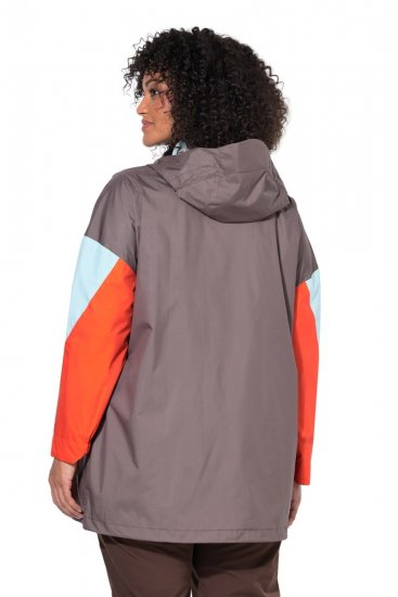 Ulla Popken 855313 Parka Taupe - Kabátok - Női plus size kabátok