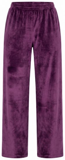 Ulla Popken 856119 Otthoni nadrág Szilva - Pizsama/Loungewear - 