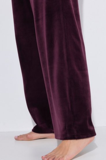 Ulla Popken 856119 Otthoni nadrág Szilva - Pizsama/Loungewear - 