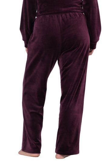 Ulla Popken 856119 Otthoni nadrág Szilva - Pizsama/Loungewear - 