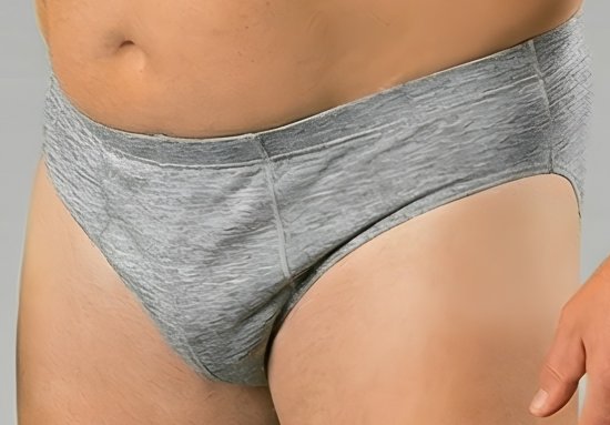 20 Nodi 934 Stretch Cotton Briefs Grey - Alsónadrágok - Alsónadrágok 2XL-8XL