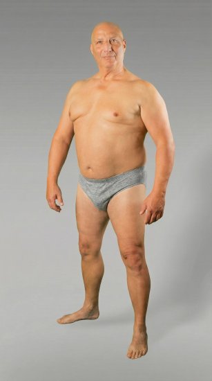 20 Nodi 934 Stretch Cotton Briefs Grey - Alsónadrágok - Alsónadrágok 2XL-8XL