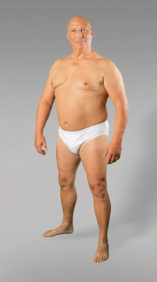 20 Nodi 934 Stretch Cotton Briefs White - Alsónadrágok - Alsónadrágok 2XL-8XL