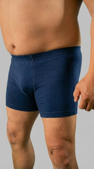 20 Nodi 978 Stretch Cotton Boxer with Internal Elastic Band Navy - Boxeralsó - Boxeralsó 2XL-12XL