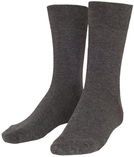 Adamo Aaron Soft-socks Charcoal 3-pack - Alsónemű & strandruhák - Nagyméretű Alsónemű 2XL-8XL