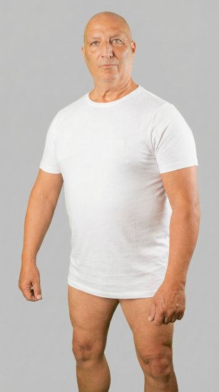 20 Nodi Mezzogiorno Sports T-Shirt White - Pólók - Nagyméretű pólók - 2XL-14XL
