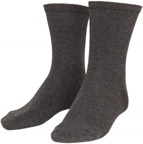 Adamo Adrian Sensitive-socks Charcoal 2-pack - Alsónemű & strandruhák - Nagyméretű Alsónemű 2XL-8XL