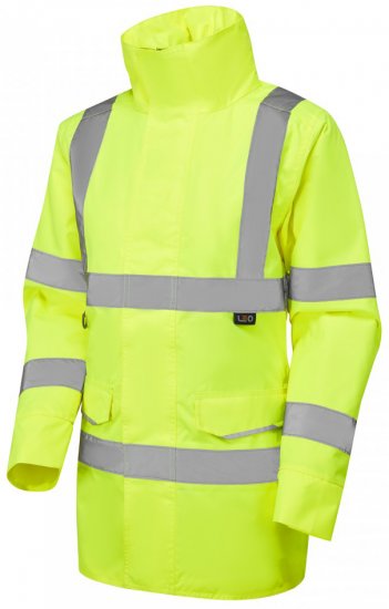 Leo Cheristow EcoViz 4K Women's Baffle Lined Anorak Hi-Vis Yellow - Munkaruha - 