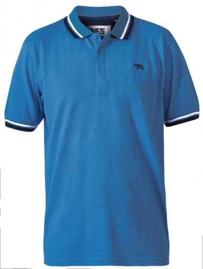 D555 Allante 2 Pique Polo Royal Blue - Pólóingek - Galléros Pólók 2XL-8XL - Pólóingek 2XL-8XL