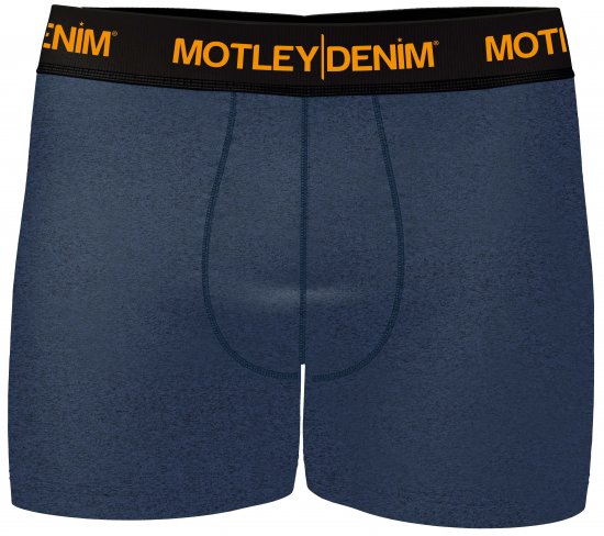 Motley Denim Amsterdam Boxershorts Dark Indigo 2-pack - Alsónemű & strandruhák - Nagyméretű Alsónemű 2XL-8XL