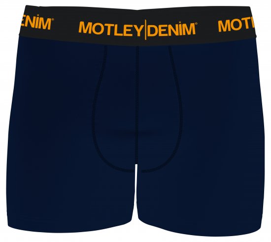 Motley Denim Amsterdam Boxershorts Navy 2-pack - Alsónemű & strandruhák - Nagyméretű Alsónemű 2XL-8XL