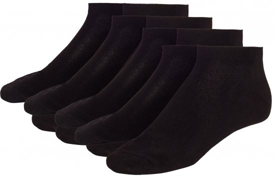 Adamo Anton sneaker-socks Black 4-pack - Alsónemű & strandruhák - Nagyméretű Alsónemű 2XL-8XL