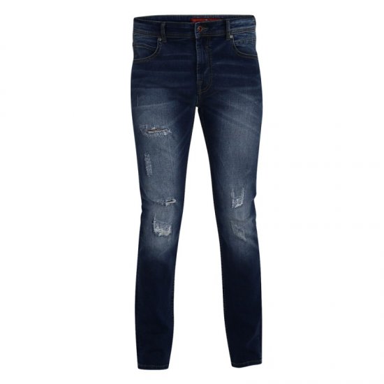D555 Asher 1959 Stretch Jeans with rips - Farmer & nadrág - Farmer és nadrág - W40-W70