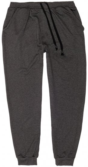 Adamo Athen Sweatpants with Cuffs Charcoal - Melegítőnadrág & rövidnadrág - Melegítőnadrág & Melegítő Rövidnadrág 2XL-12XL