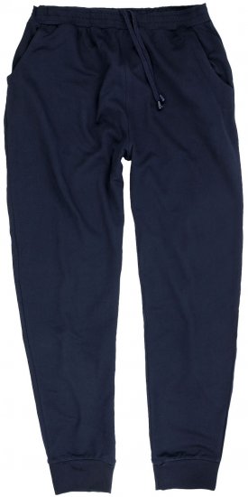 Adamo Athen Sweatpants with Cuffs Navy - Melegítőnadrág & rövidnadrág - Melegítőnadrág & Melegítő Rövidnadrág 2XL-12XL
