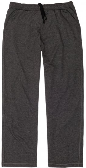Adamo Athen Sweatpants with Open Hem Charcoal - Melegítőnadrág & rövidnadrág - Melegítőnadrág & Melegítő Rövidnadrág 2XL-12XL