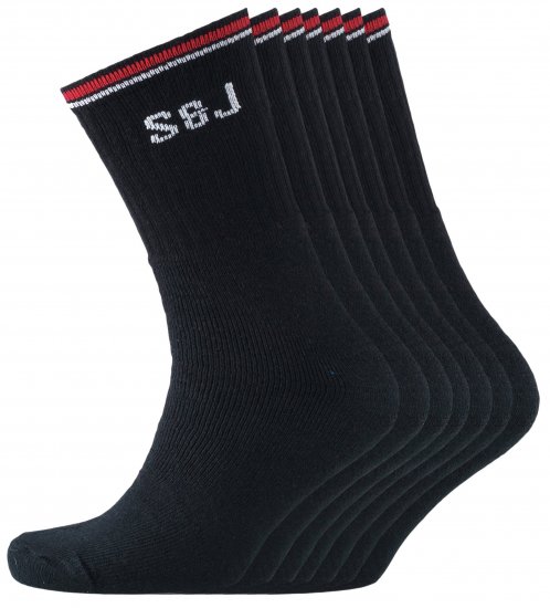 Smith & Jones Bexley 7-pack Socks Black (40-45) - Alsónemű & strandruhák - Nagyméretű Alsónemű 2XL-8XL